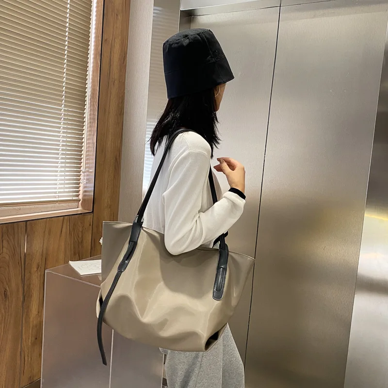 

Summer Large-capacity Ladies Bags New Trendy Fashion One-shoulder Tote Bag Wild Simple Casual Handbag Shoulder Bag