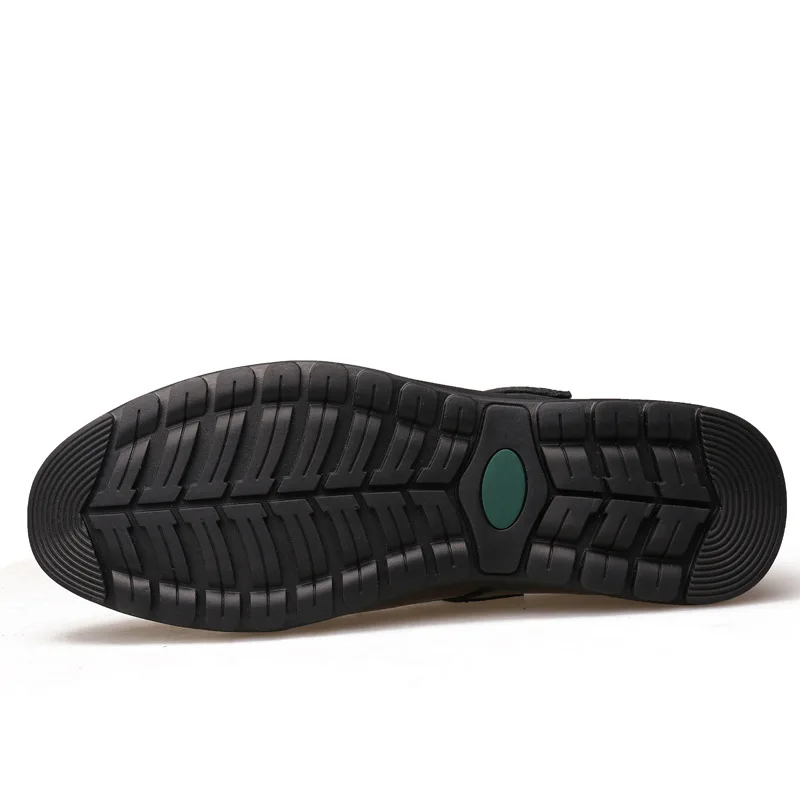 Мужские летние сандалии из натуральной кожи дышащие повседневные с перфорацией