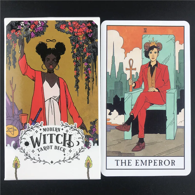 Высококачественная Современная Таро ведьма карточная колода гадания