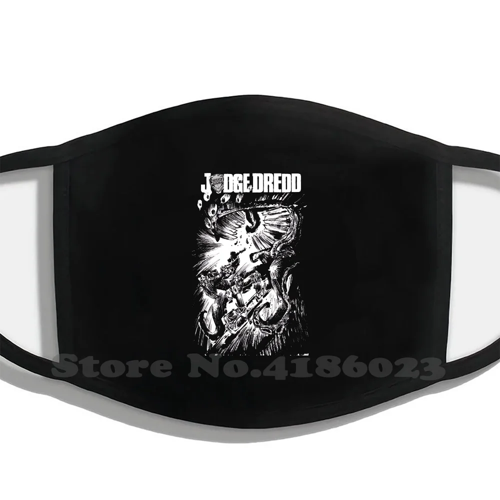 

Judge Dredd Fashion Funny Mouth Mask Judge Dredd 2000Ad Rogue Trooper Judge Death Abc Comic Book Comics