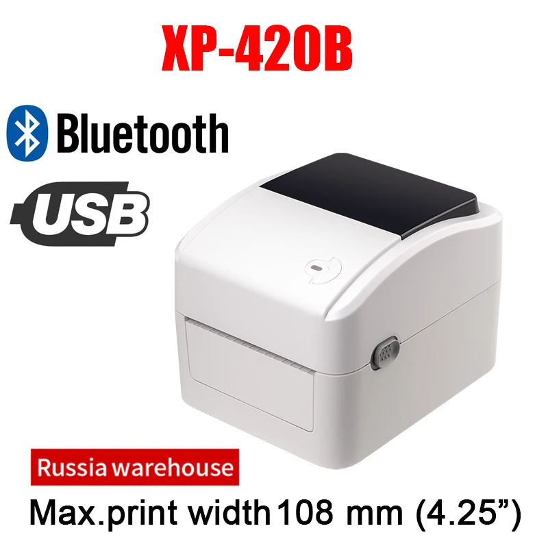 XP 460B/420B 4 дюйма почтовая Этикетка/Express/Термальность этикетки штрих кода принтер