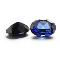 Starszuan Beautiful Blue Lab Grown Sapphire 811mm Excellent Oval Cut 811mm Loose Blue Sapphire Gemstone for Jewelry Making