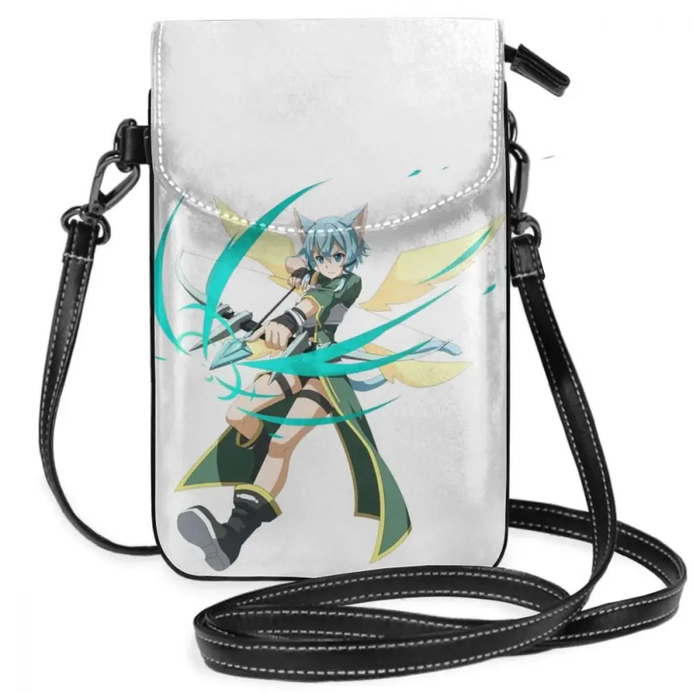 Сумка на плечо для книг Sword Art Online кожаная Двойная Экспозиция свадебные