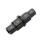 1 шт., съемная втулка для переднего колеса мотоцикла 17 19 22 24 мм