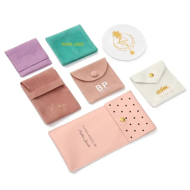 Оптовая продажа 500 шт./лот мешочки для ювелирных изделий бархатные сумки с