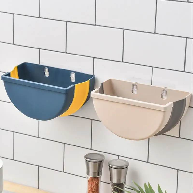 Кухонное ведро подвесная Складная мусорная корзина для хранения мусора складное