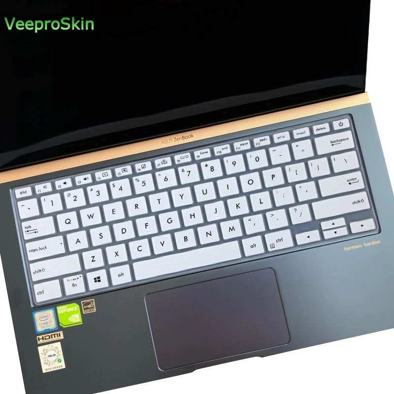 Защитная крышка для клавиатуры ноутбука ASUS ZenBook 14 UX434 UX434FL UX434FLC UX431 UX434F UX431FN UX431FA UX392