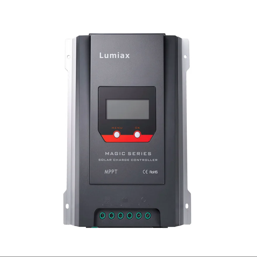 

Lumiax 12v 24v auto 30A solar panel charge controller LCD mppt regulator