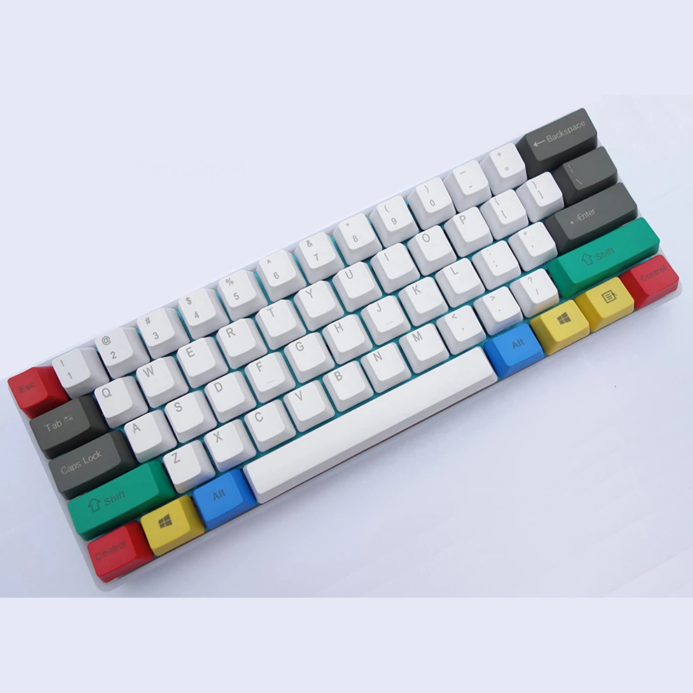 Механическая клавиатура GH60 пластиковый корпус полная сборка со светодиодной