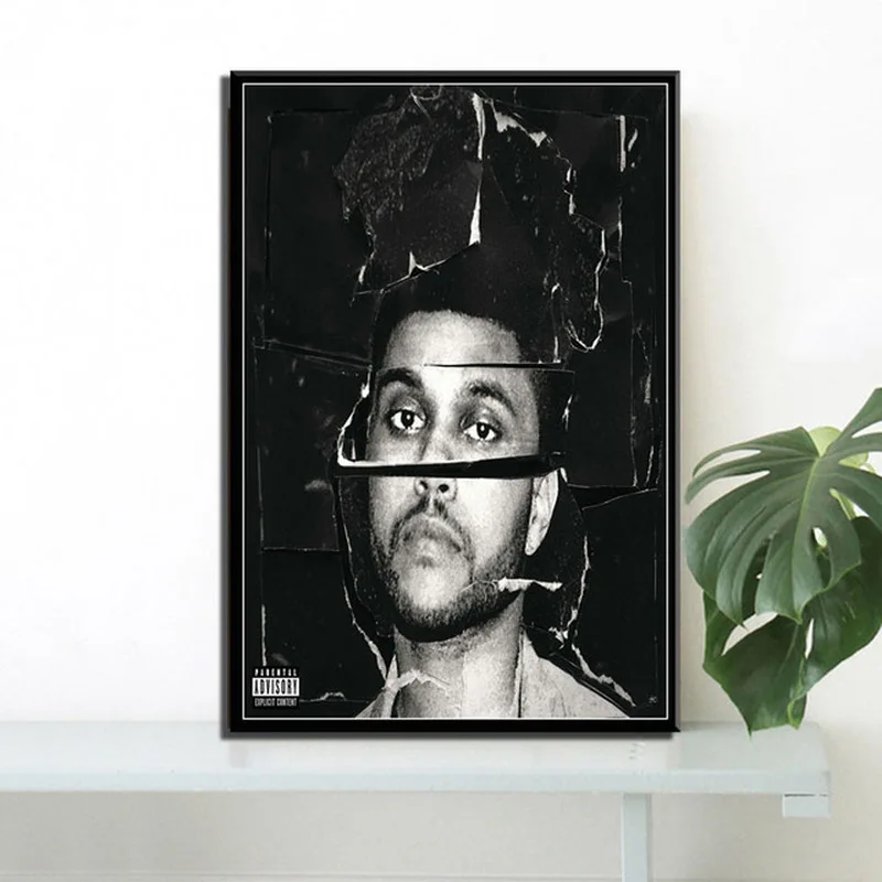 The Weeknd StarBoy R &amp B House воздушные шары альбом для рэп-музыки Картина на холсте Постер
