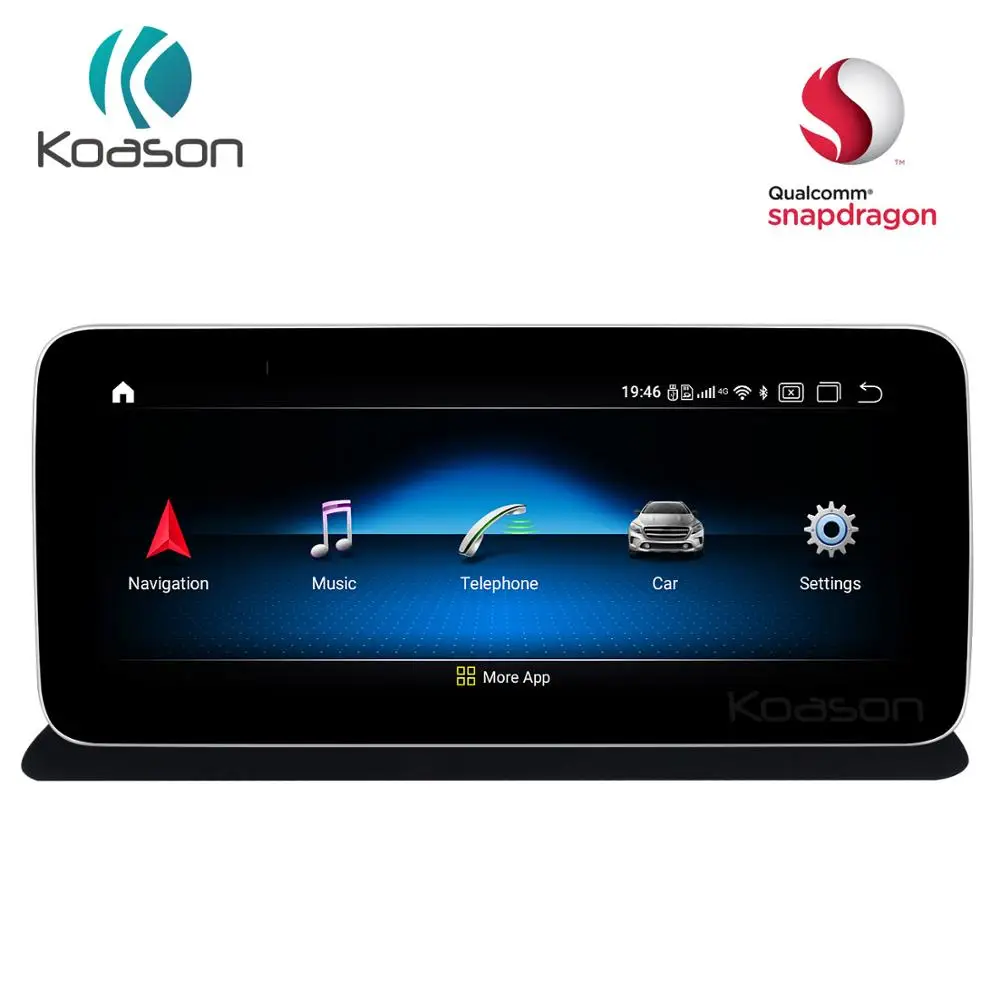 Автомобильный GPS навигатор Qualcomm мультимедийный плеер на платформе Android 10 0 с