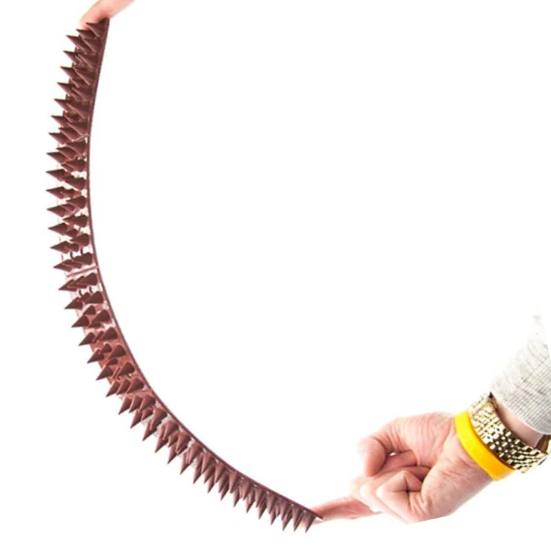 

10 Pcs Plastic Spikes Birds/Cat Deterrent Practical Tool Burflar Defender Fence Spikes Harmless to Animal