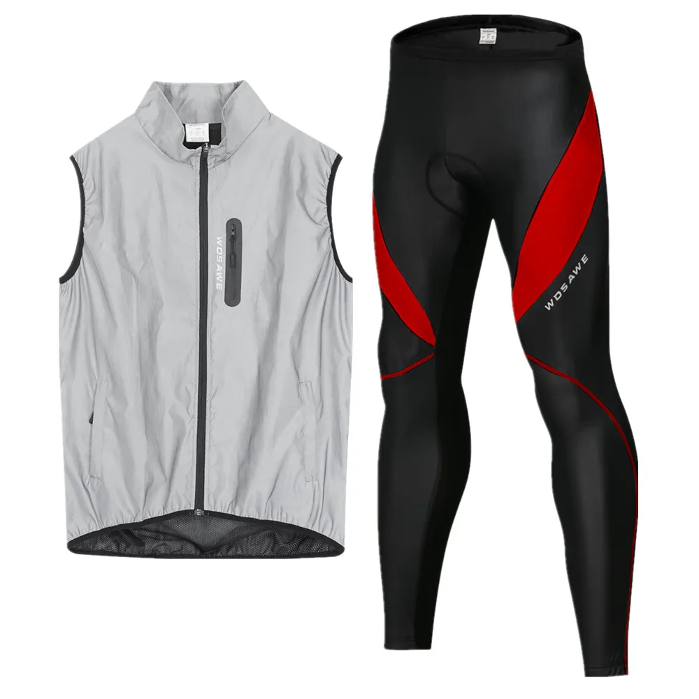 Мужская зимняя велосипедная куртка WOSAWE комплект ветрозащитная непромокаемая