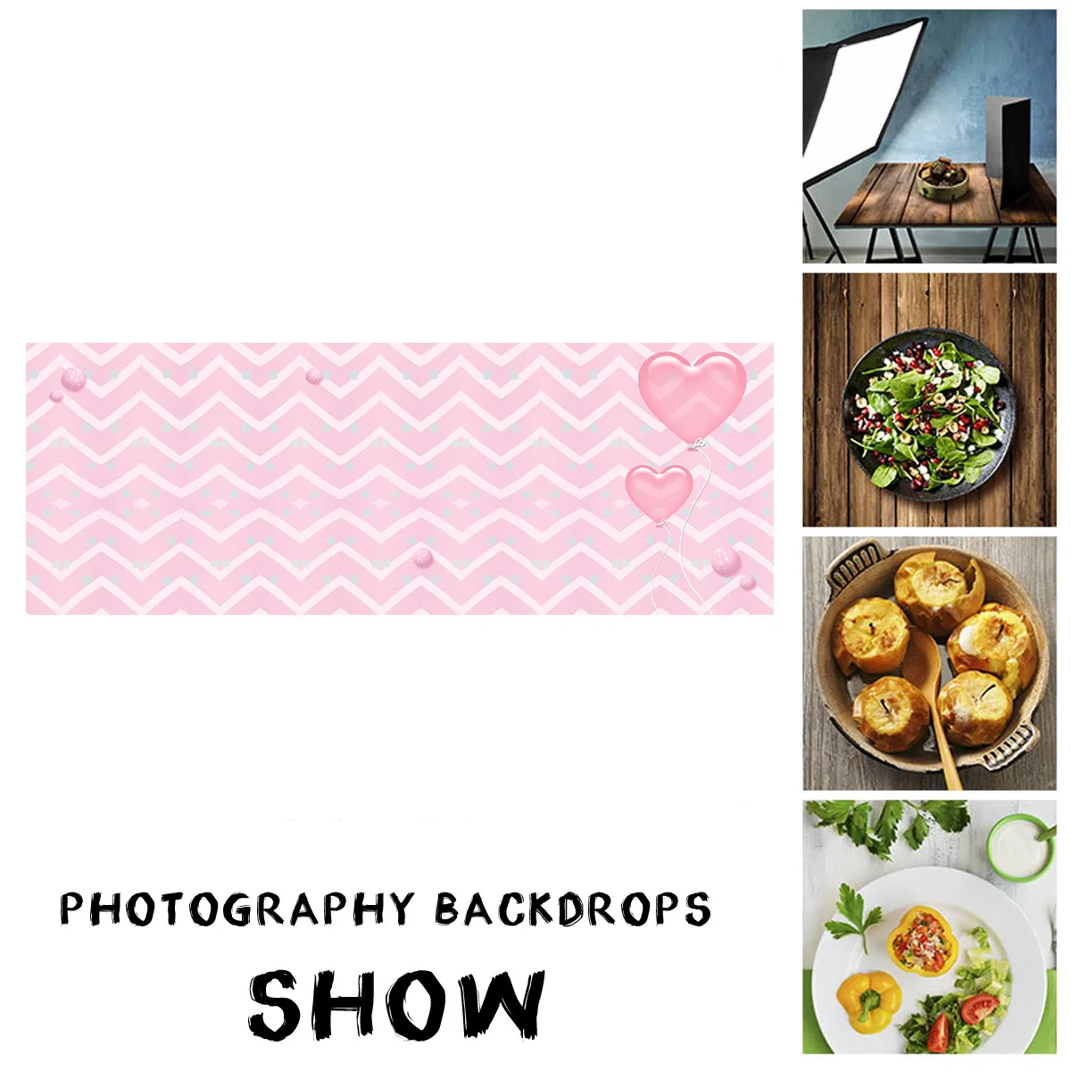 Розовый Полосатый мультяшный фон для фотографий фотография искусственная ткань