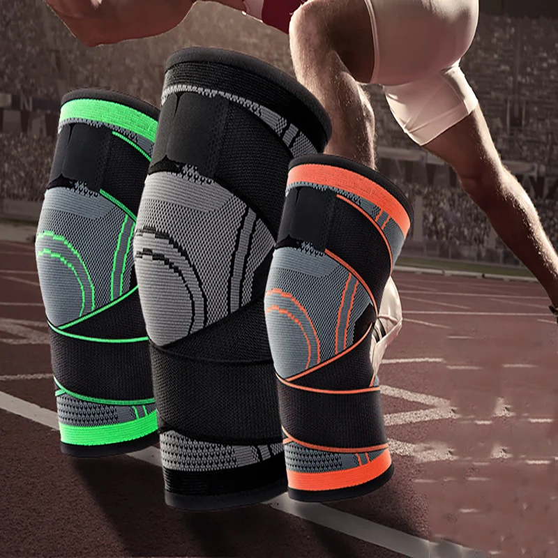 

Outdoor men and women sports running basketball Volleyball mountaineering compression riding knit knee protectors