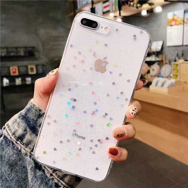 Lovebay чехол для телефона для iPhone 11, 6, 6 S, 7, 8 Plus, X, XR, XS, 11Pro, Max, гальваническое покрытие, звездная волна, прозрачный мягкий ТПУ чехол для iPhone X - Цвет: SJ3731TR