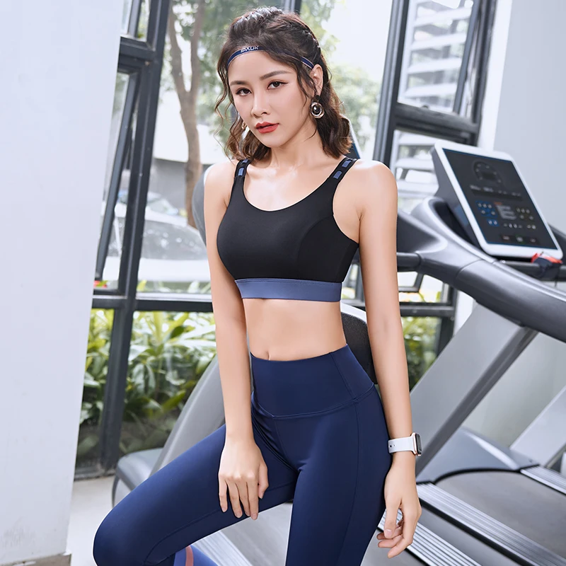 

Women's Underwear Push Up Brassiere Underwear Bra Crop Sports Workout Top Gym Sports Yoga Bra Running Fitness Shockproof Vest