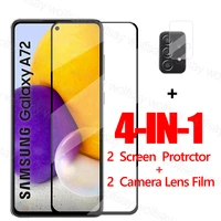 9h full glue glass for samsung galaxy a72 screen protector tempered glass for samsung a72 protective phone film for samsung a72