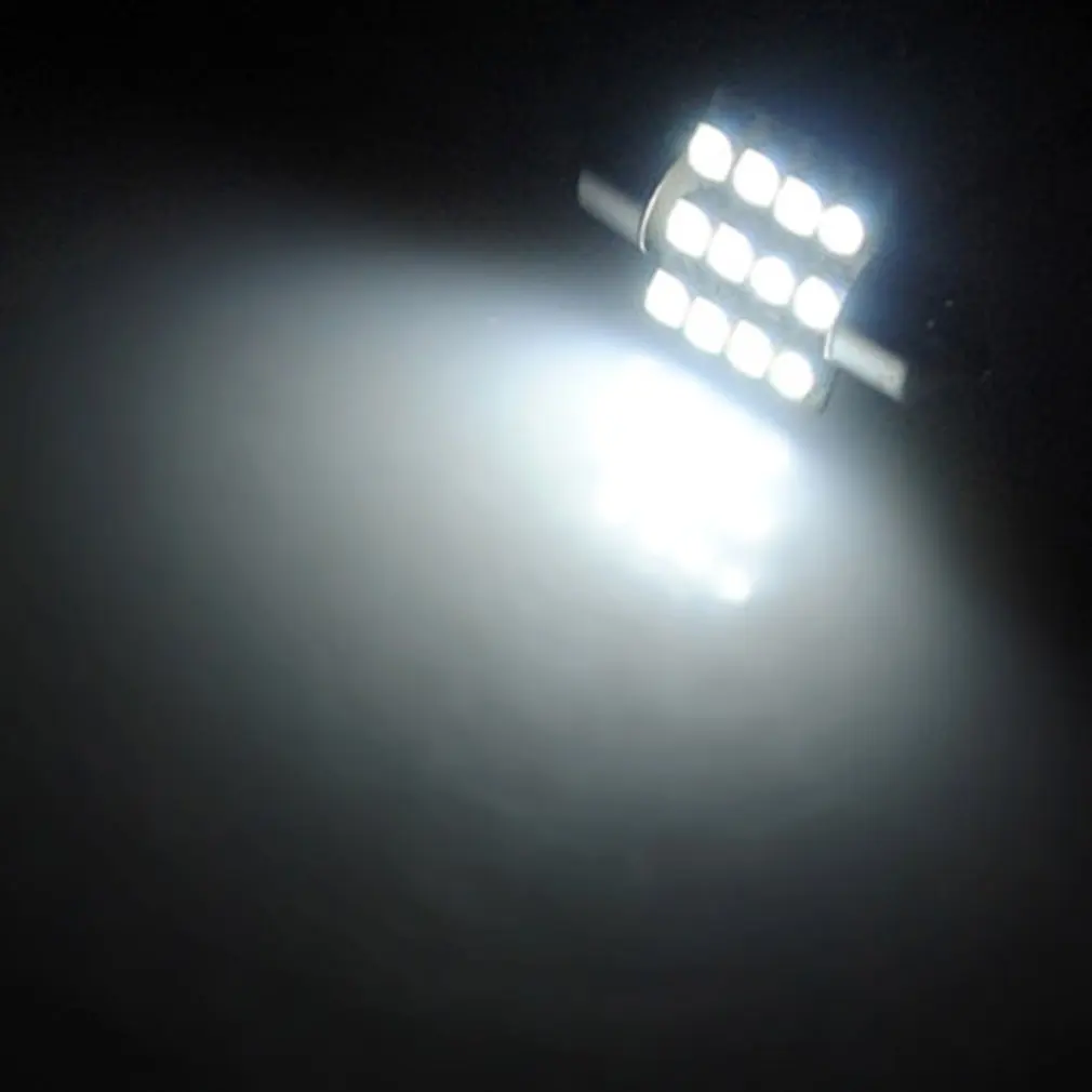 

10PCS Bright 12SMD 3528 Car Auto Map Dome Interior Lights Bulb 31mm Festoon Lamp For Car Interior License Plate