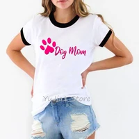 dog mom graphic print t shirt womens clothing funny white tshirt femme harajuku kawaii clothes summer fashion t shirt female