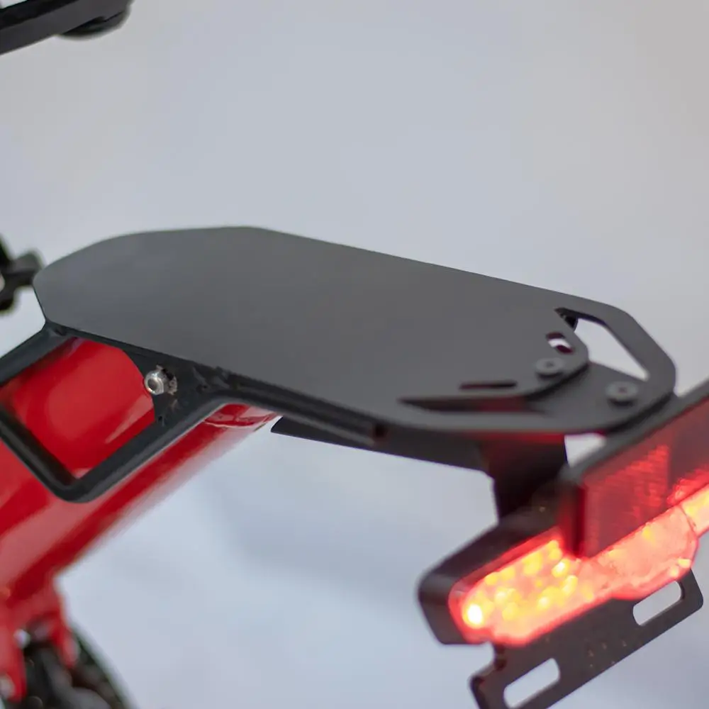 Электрический скутер 48 В двухколесный велосипед 14 дюймов 400 Вт красный/черный