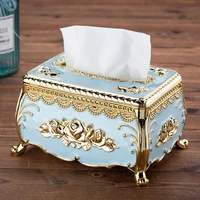 european style acrylic tissue box luxury ktv hotel tissue box tissue rack desk accessories home office bar desktop tissue