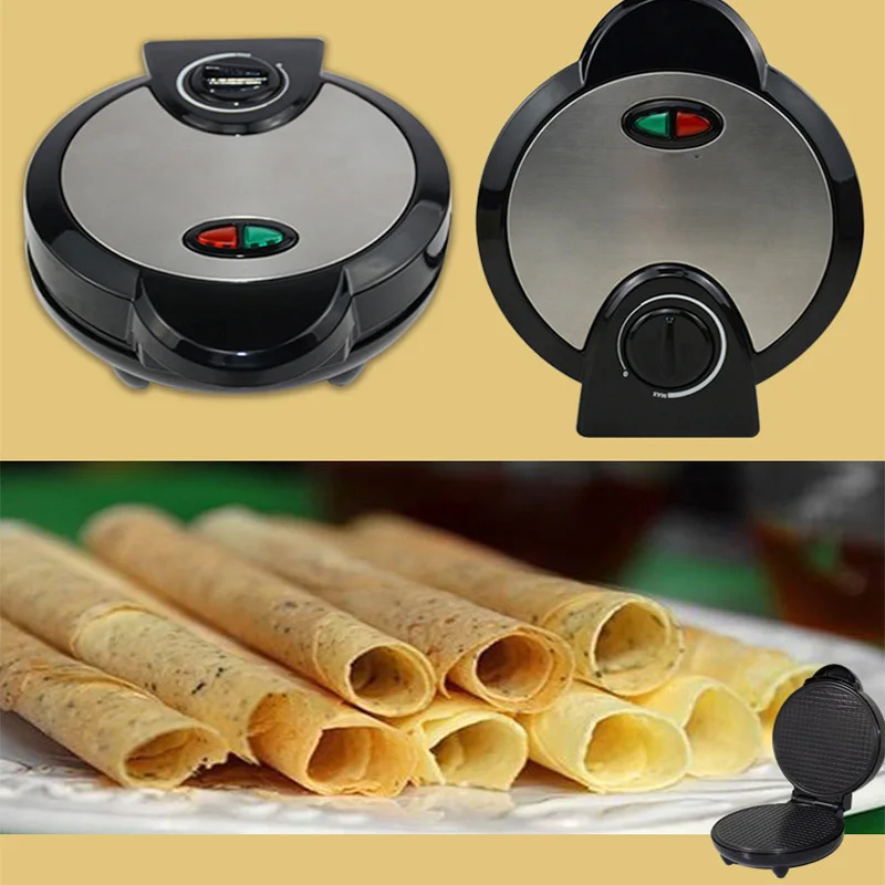 220V Электрический Egg Roll чайник DIY Мороженое Машина для варки в масле форма для омлета креп противень вафли блинчики пирог гриль для жарки железа