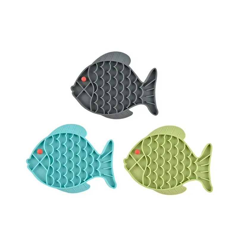 

Silicone Pet Slow Food Mat Anti-choke Bowl Dog Licking Plate Folding Cat Feeder Treat Dispensing Pet Feeding Supplies