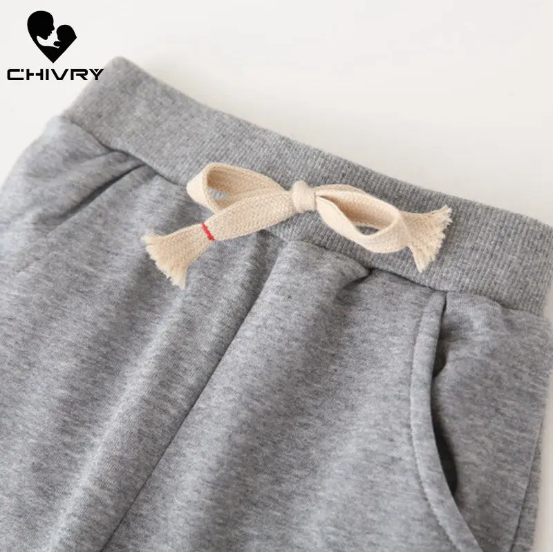 Осень 2019 новинка детские шаровары для мальчиков с буквенной вышивкой спортивные