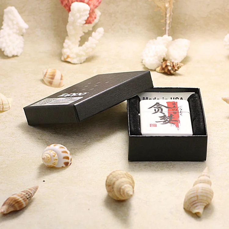 

Genuine Zippo oil lighter copper windproof 7 Deadly sins Greedy cigarette Kerosene lighters Gift With anti-counterfeiting code