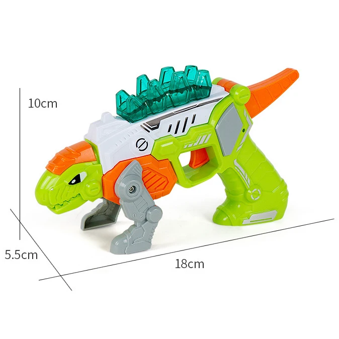 

Children Dinosaur Gun Toy Jurassic Park Model for Boy Animal Action Play Dragon Figure One Piece Tyrannosaur Stegosaur Home Deco