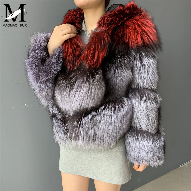 Новая модная шуба из натурального меха женские зимние короткие Роскошные шубы