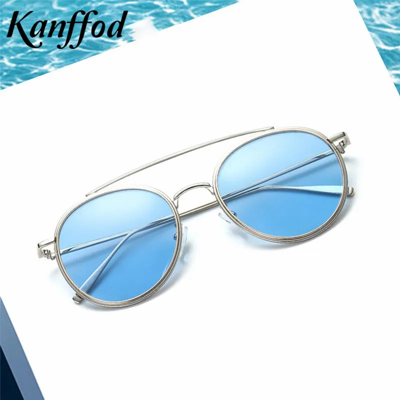 

Kanffod Polarized Unisex Sunglasses Round Alloy Design Brand Maker for Men and Women Sun Glasses Outdoor Occhiali Da Sole Donna