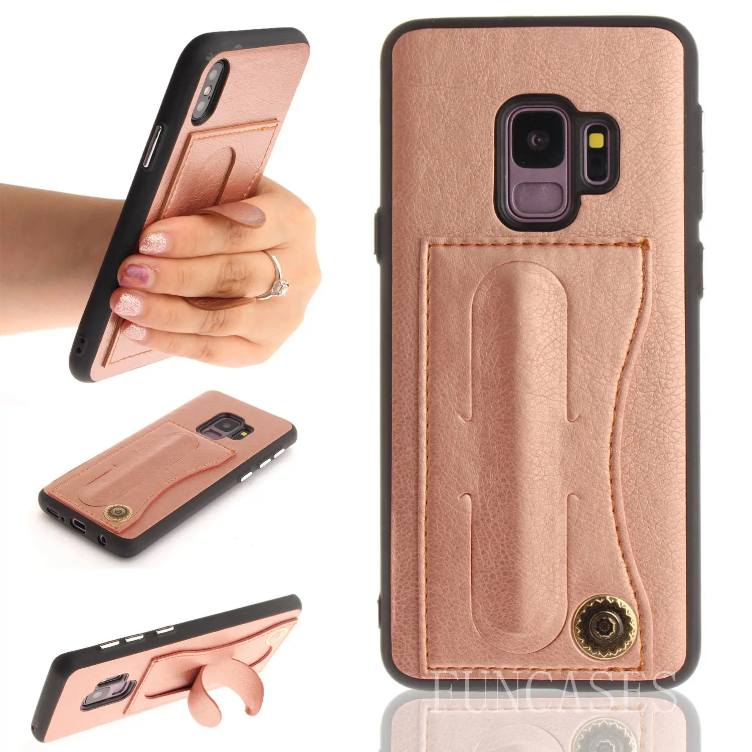 Fundas с держателем для хранения карт samsung Galaxy S9 чехол телефона кожаный PU Copue|Бамперы|