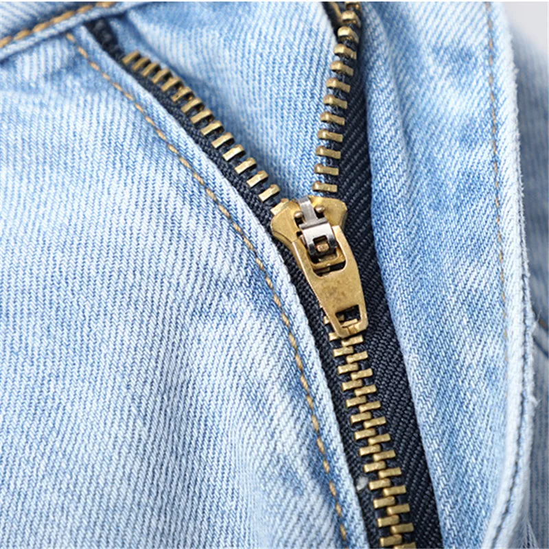 

Ripped Jeans Women's Spring Autumn 2021 New Korean Light Color High Waist Loose Casual Fashion Comfortable Wide-leg Female Pants