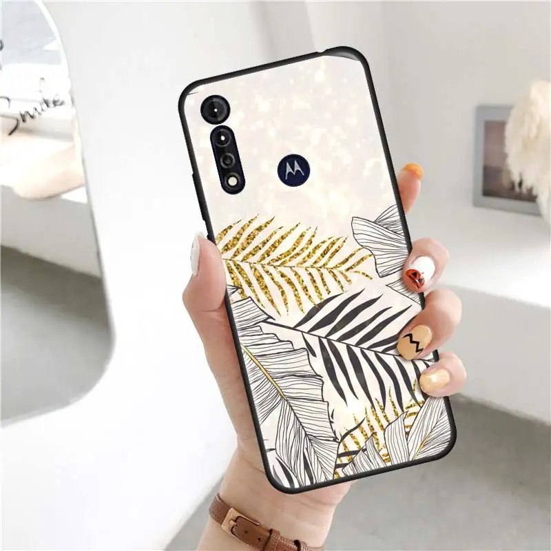 Роскошный Мраморный чехол для Motorola Moto G8 Play G Power Lite E6s Stylus One Hyper Edge Plus силиконовый