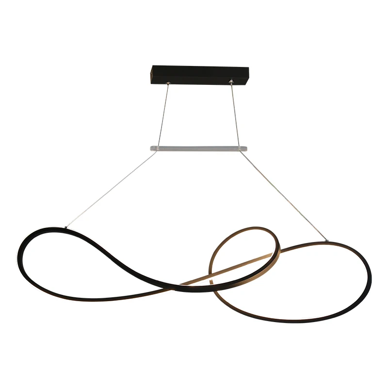 

New Modern LED pendant lights living room diningroom Black/White/Gold aluminum body pendant lamp lampara colgante light fixtures