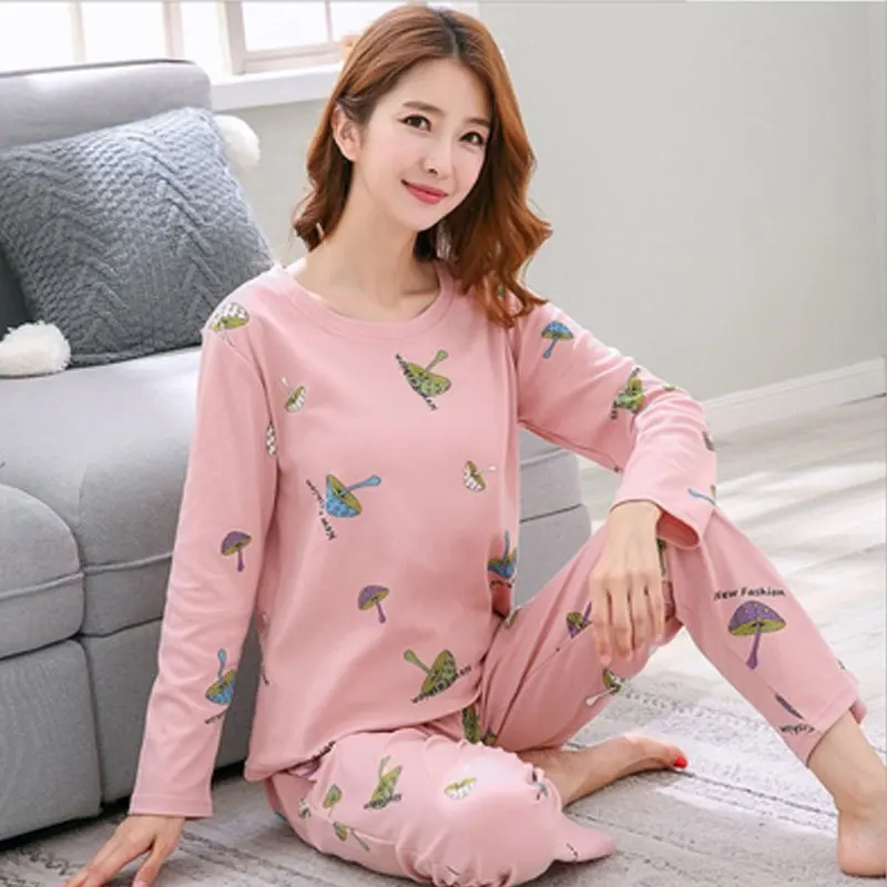 Женская пижама из молочного шелка тонкая с длинным рукавом домашняя одежда лето