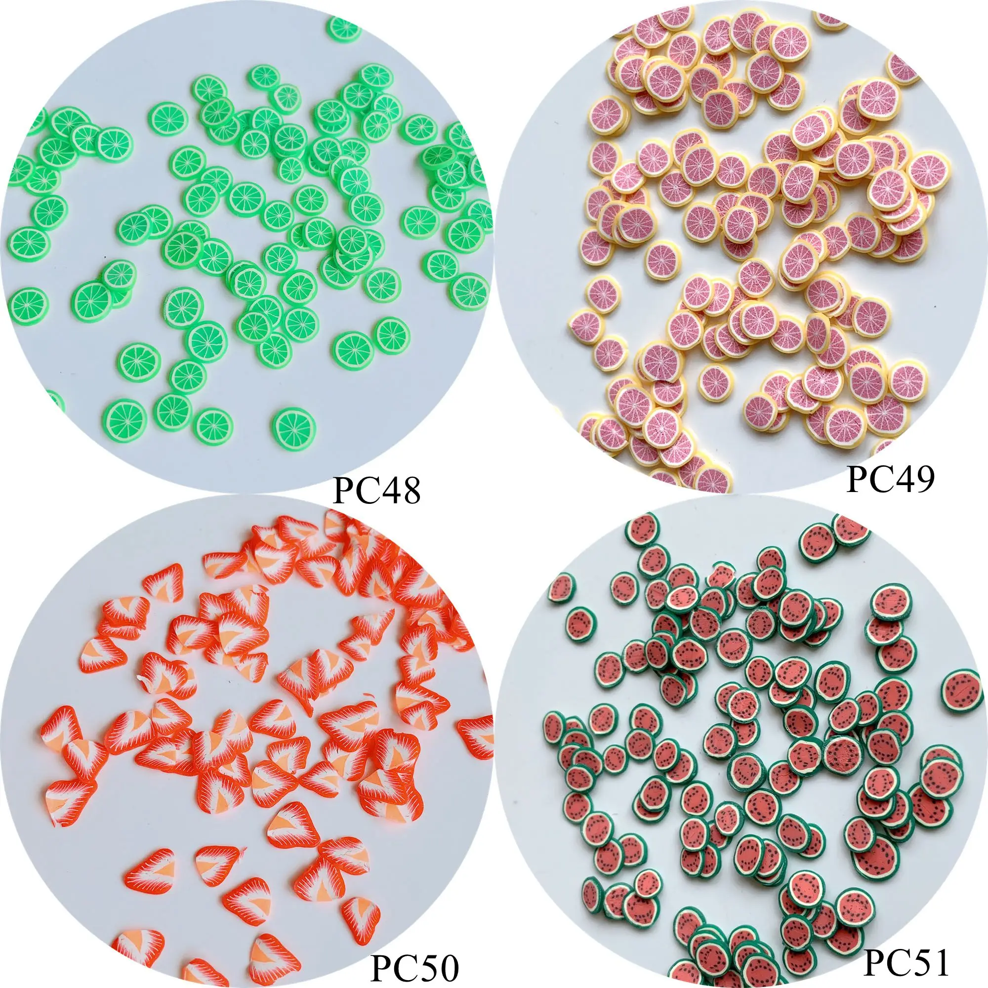 Стикер из глины стикер экокожи 3D 5 мм с изображением грейпфрута клубники арбуза |