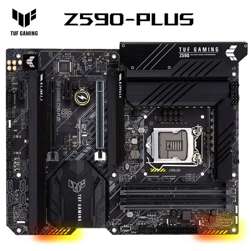

Brand New ASUS TUF GAMING Z590-PLUS ATX Motherboard Support PCIe 4.0 3 M.2 CPU 11900K/11700K/10900K/10700K (Intel Z590/LGA 1200)