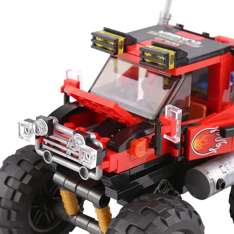 Technic Car Series 03025 супер большой ножной автомобиль набор строительных блоков кирпич