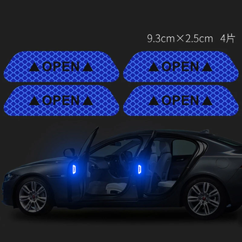 Флуоресцентные автомобильные светоотражающие полосы Предупреждение наклейки