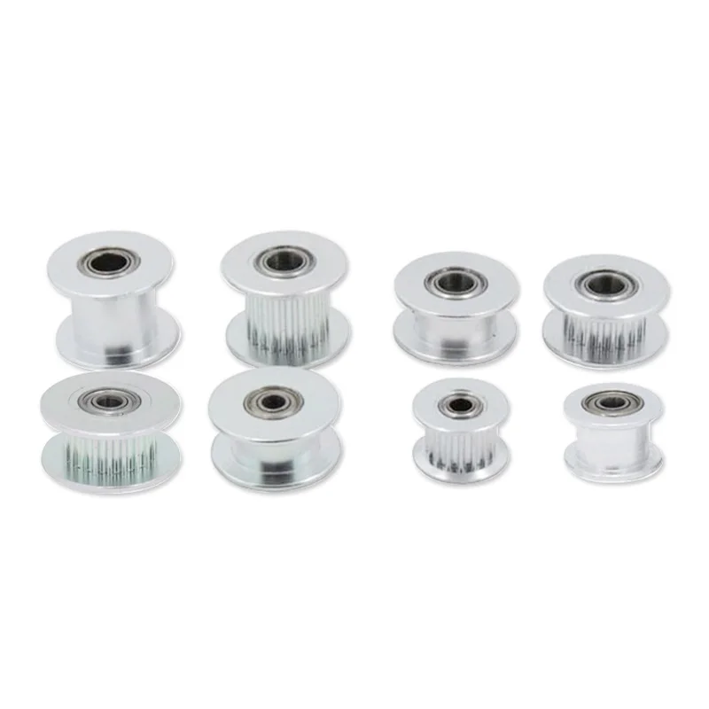 MEGA 5PCS GT2 Idler Timing Pulley 16 Teeth 20 Tooth Wheel Bore 3 5mm Silver Aluminium 2GT Gear Width 6 10mm 3D Printers Parts - купить по