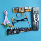 Комплект для телефона, модель LM170E01, x, 4 ЖК-дисплея, AV, DVB-T, цифровой USB, VGA, ТВ, Совместимость с HDMI, панель контроллера 4 CCFL