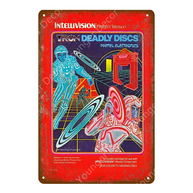 YD8036BI Power Play игровая видео игра программа плакат винтажные металлические знаки настенная живопись декоративная табличка детская комната домашний декор YI-163 - Цвет: YD8036BI