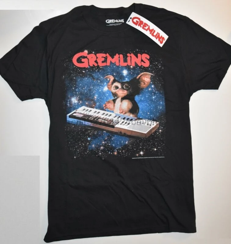 GREMLINS Футболка мужская GISMO черный логотип 100% хлопок PRIMARK UK Размеры L XL| |