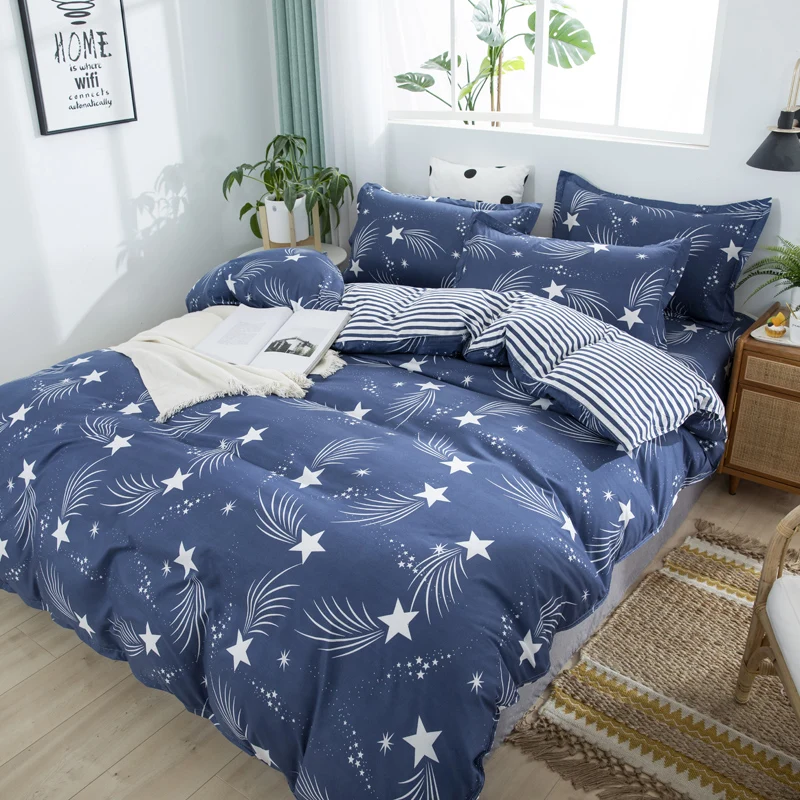 

Классический Комплект постельного белья, пододеяльник, наволочка, пододеяльник, набор, серый, король, королева, двойной, полный размер, пост...