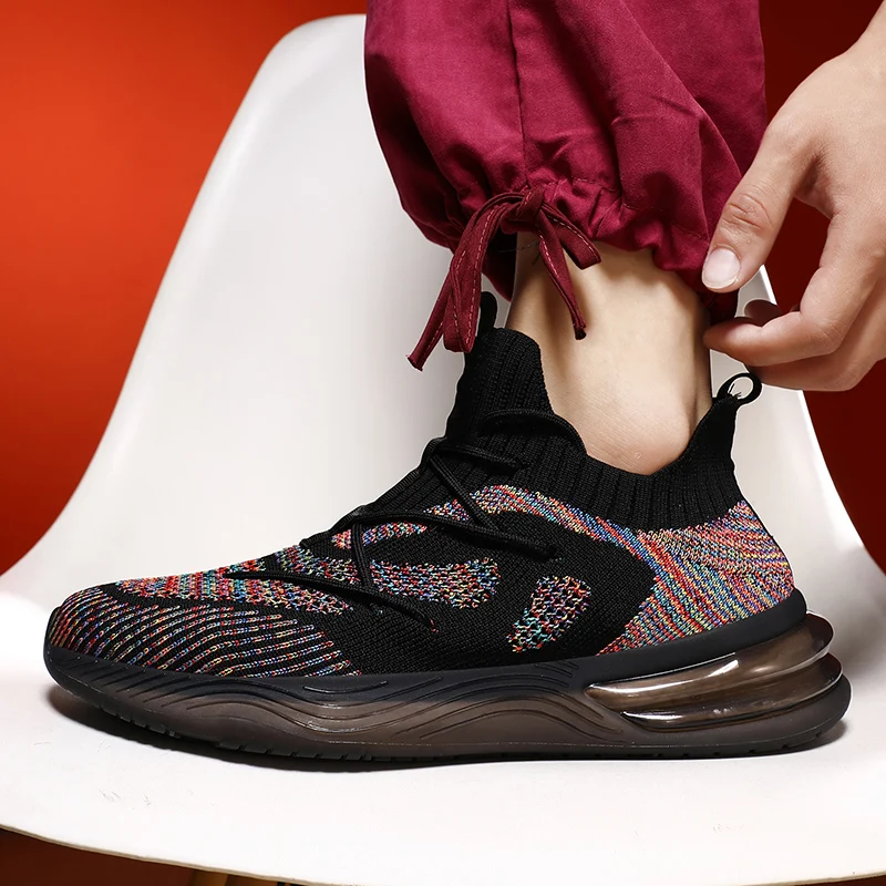 

Fashion Men's Shoes Sneakers Comfortable Spring Summer Breathable Running Shoes Walking Jogging Running Trainers 46 Large Size