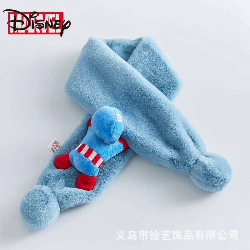 

Детский шарф Disney Marvel осень-зима плюшевый утепленный ветрозащитный шарф для мальчиков милый шарф для кукол