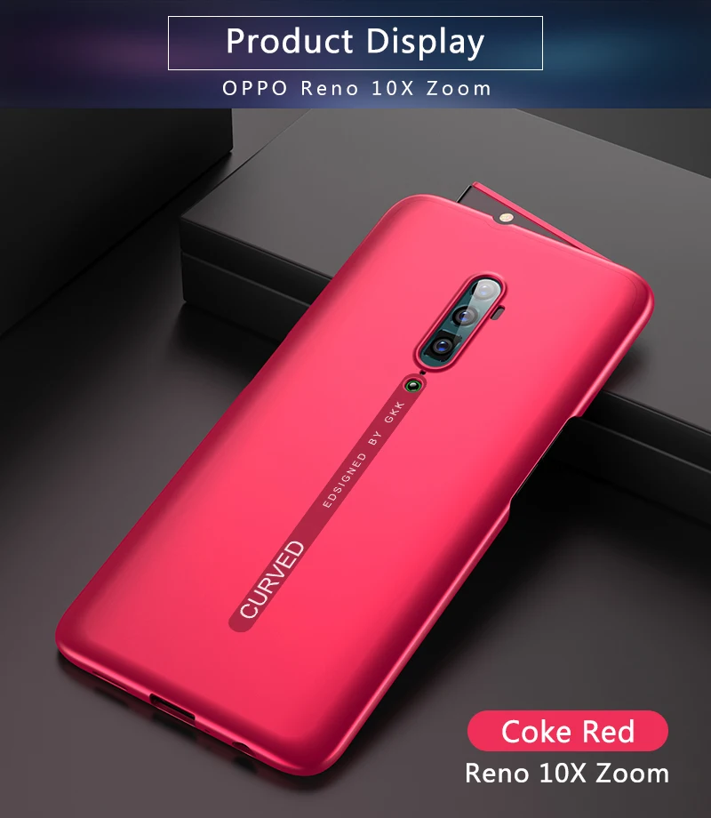 GKK 2 в 1 чехол для OPPO Reno Z 10X Zoom Case двойная защита противоударный Ультратонкий матовый чехол для OPPO Reno Z 10X Zoom Case